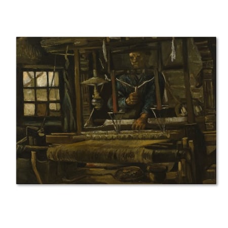 Van Gogh 'A Weavers Cottage' Canvas Art,24x32
